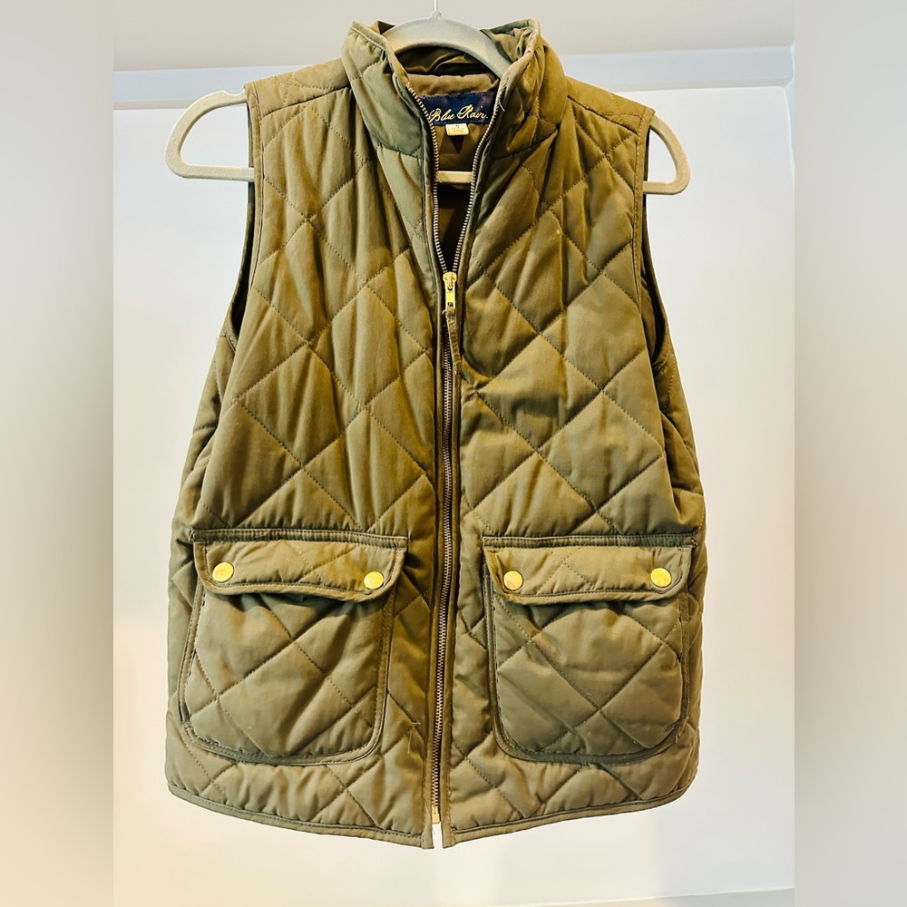 Green Puffed Vest